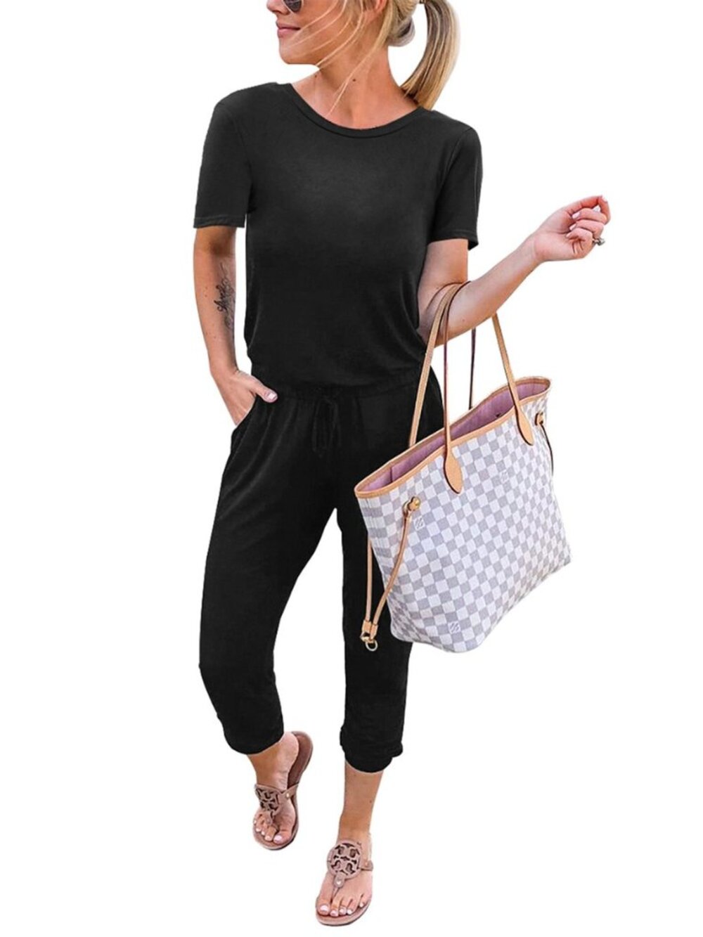 Jumpsuits for Women Summer 2026 Casual Short Sleeve